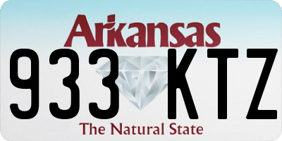 AR license plate 933KTZ