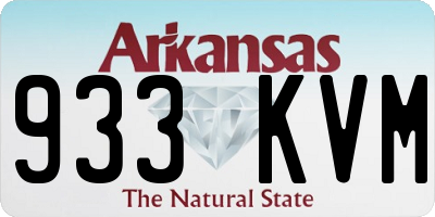 AR license plate 933KVM