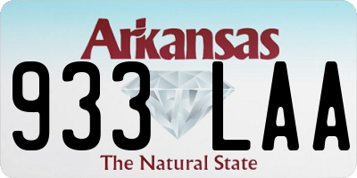AR license plate 933LAA