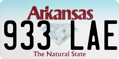 AR license plate 933LAE