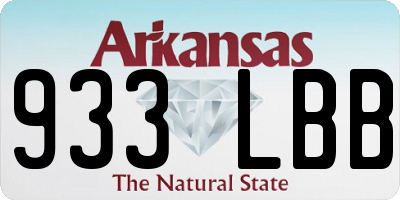 AR license plate 933LBB