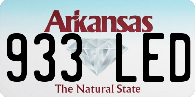 AR license plate 933LED