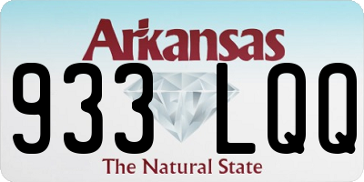 AR license plate 933LQQ