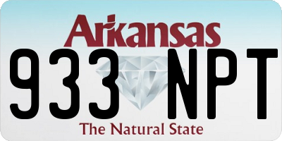 AR license plate 933NPT