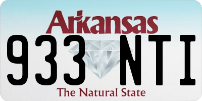 AR license plate 933NTI