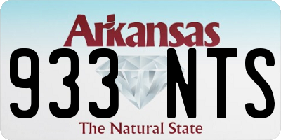 AR license plate 933NTS