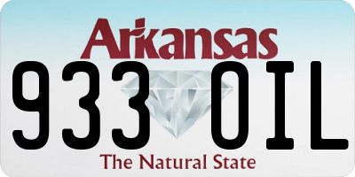 AR license plate 933OIL