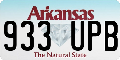 AR license plate 933UPB