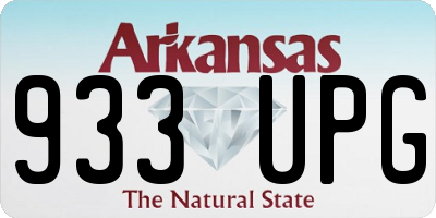 AR license plate 933UPG