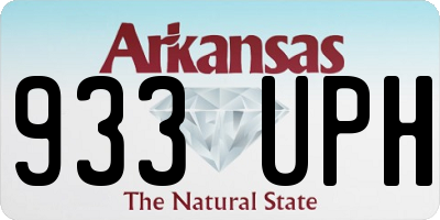 AR license plate 933UPH