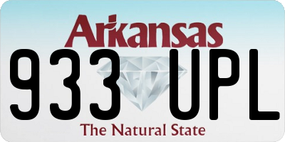 AR license plate 933UPL