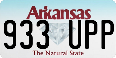 AR license plate 933UPP