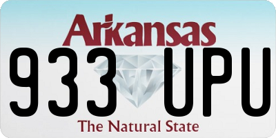 AR license plate 933UPU