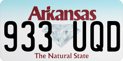 AR license plate 933UQD