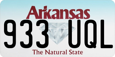 AR license plate 933UQL