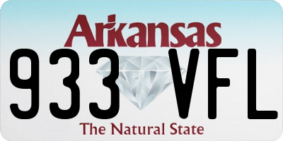AR license plate 933VFL