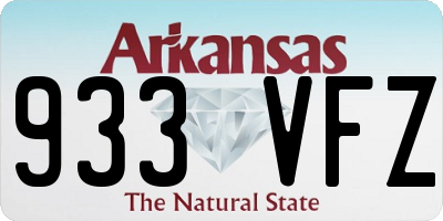 AR license plate 933VFZ