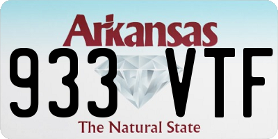 AR license plate 933VTF
