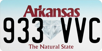 AR license plate 933VVC