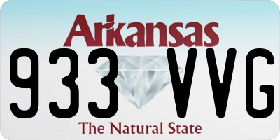 AR license plate 933VVG