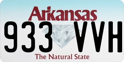 AR license plate 933VVH