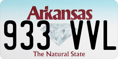 AR license plate 933VVL