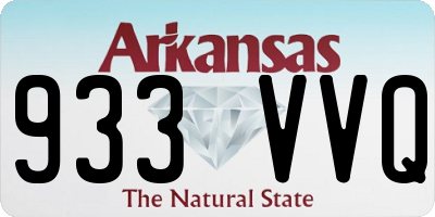 AR license plate 933VVQ
