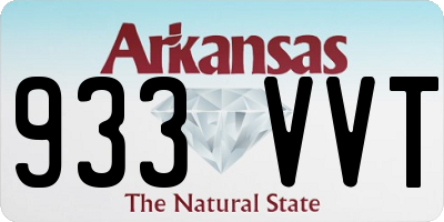 AR license plate 933VVT