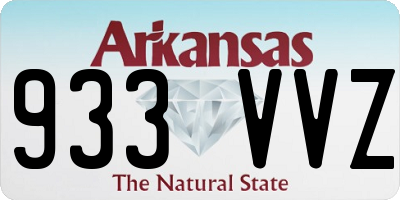 AR license plate 933VVZ