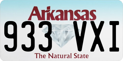 AR license plate 933VXI