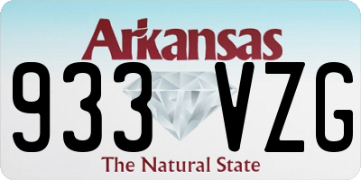 AR license plate 933VZG