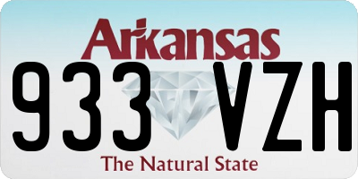AR license plate 933VZH