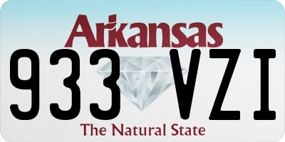 AR license plate 933VZI