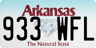 AR license plate 933WFL