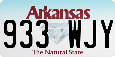 AR license plate 933WJY
