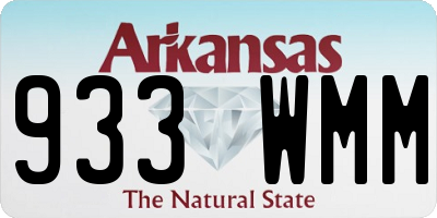 AR license plate 933WMM