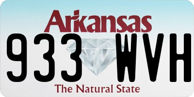 AR license plate 933WVH