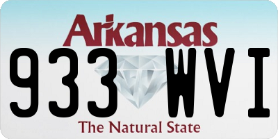 AR license plate 933WVI