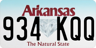AR license plate 934KQQ