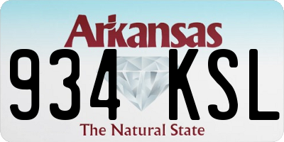 AR license plate 934KSL