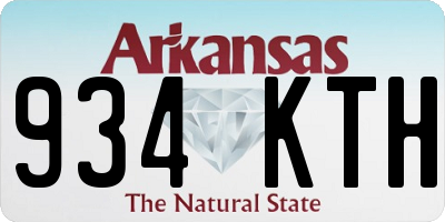 AR license plate 934KTH