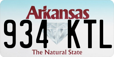 AR license plate 934KTL
