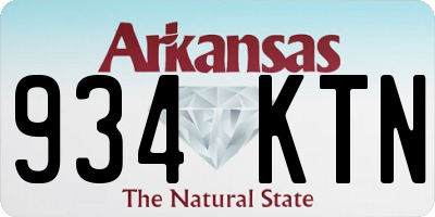 AR license plate 934KTN