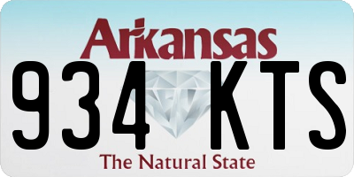 AR license plate 934KTS