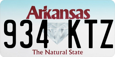 AR license plate 934KTZ