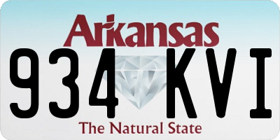 AR license plate 934KVI