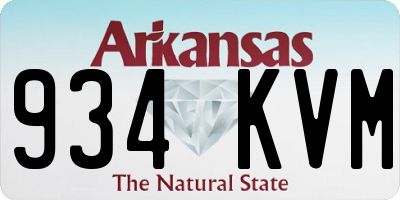 AR license plate 934KVM