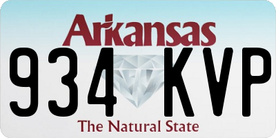 AR license plate 934KVP