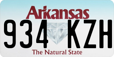 AR license plate 934KZH