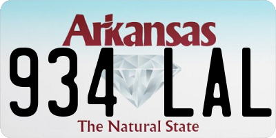 AR license plate 934LAL
